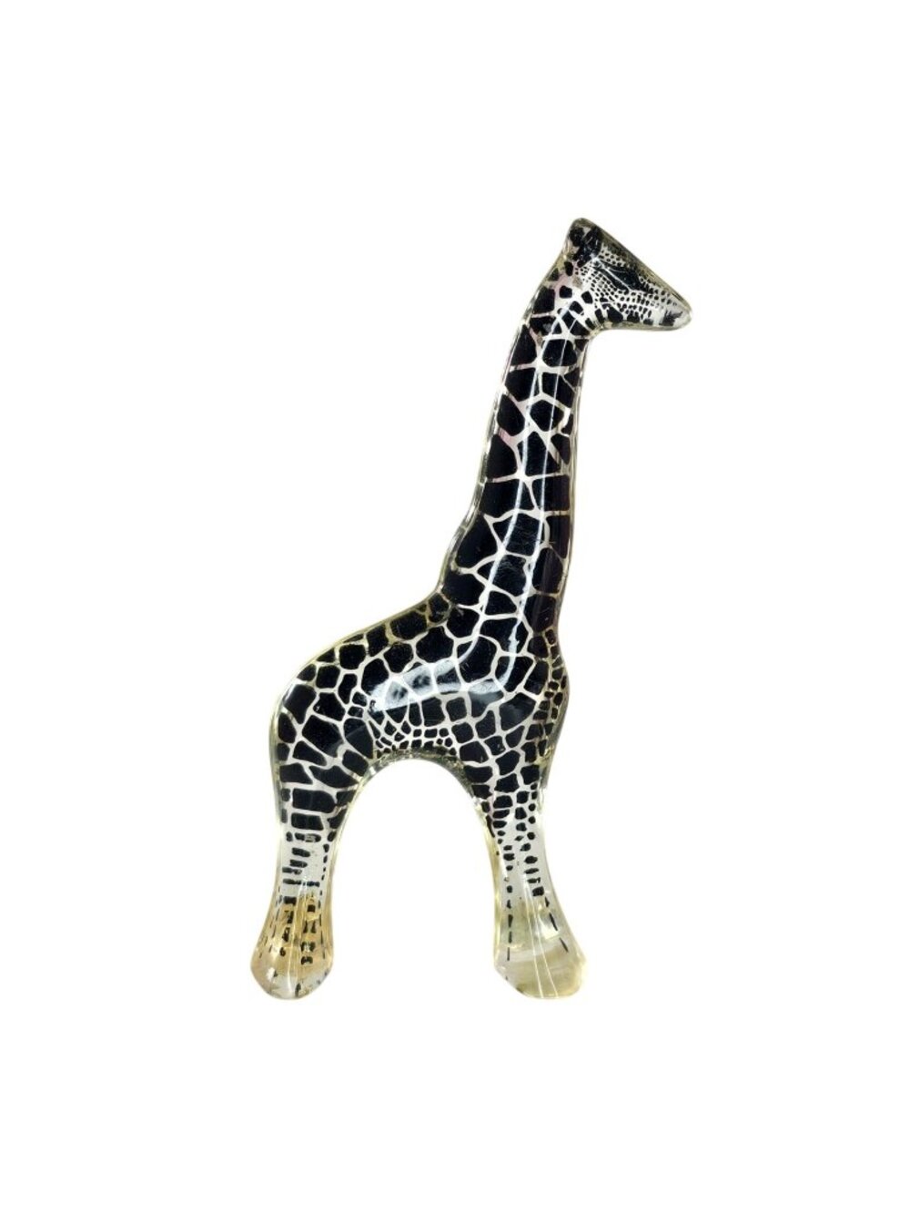 Abraham Palatnik Lucite Giraffe Figurine Made In Brazil 4" Tall Mid Century